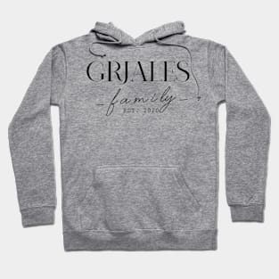 Grjales Family EST. 2020, Surname, Grjales Hoodie